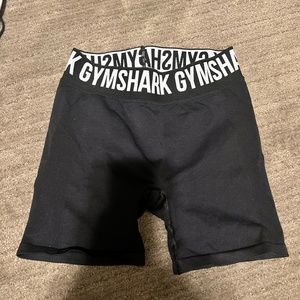 Gymshark Flex Shorts Black/White Size Small